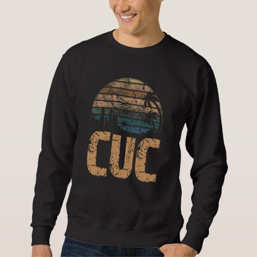 CUC Vintage Sunset Distressed Sweatshirt (Vorderseite)