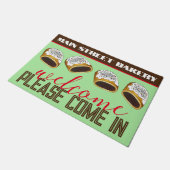 Cucidati Cuccidati Italienisch Abb. Weihnachtskeks Fußmatte (Schrägansicht)