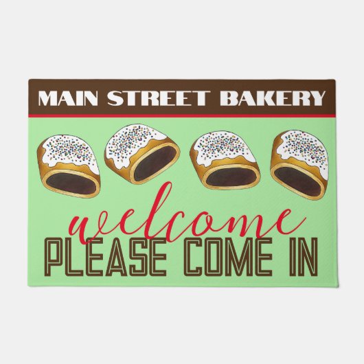 Cucidati Cuccidati Italienisch Abb. Weihnachtskeks Fußmatte (Vorderseite)