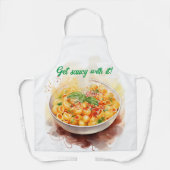 Cucina Italiana: Künstlerisch italienisch Schürze (Vorderseite)