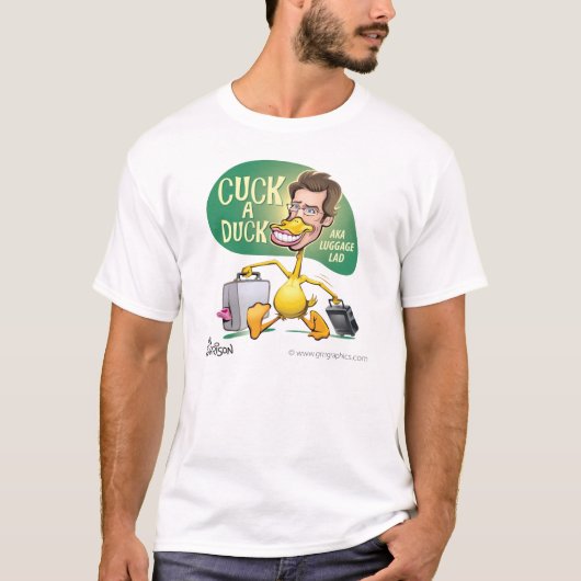 Cuck ein Enten-Cartoon durch Ben-Garnison T-Shirt (Vorderseite)