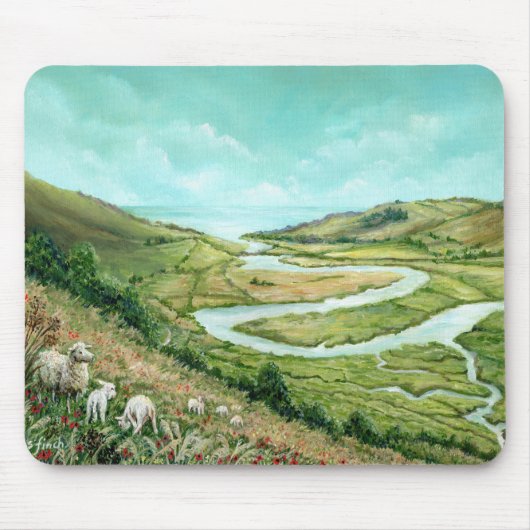 Cuckmere Haven nach dem Sturm Mousepad (Vorne)