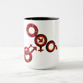 Cuckold Kaffee Tee Tasse (Zentrum)