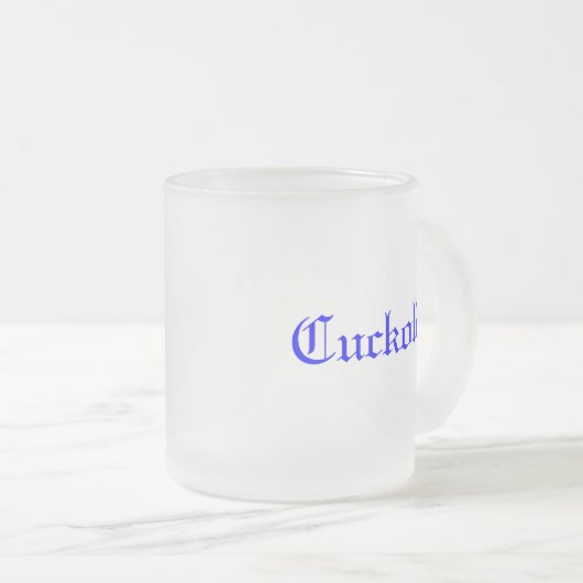 Cuckold Mattglastasse (VorderseiteRechts)
