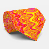 Cuckoo Abstrakt Swirl Krawatte (Gerollt)