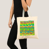 Cuckoo Abstrakt Swirl Tragetasche (Vorderseite (Produkt))