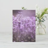 Cuckoo Blume Nature Foto-Karte (Stehend Vorderseite)