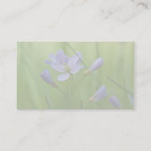 Cuckoo-Blume Visitenkarte (Rückseite)