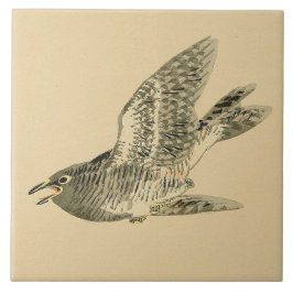 Cuckoo (japanische Kunst) (von Kono Bairei) Fliese