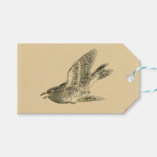 Cuckoo (japanische Kunst) (von Kono Bairei) Geschenkanhänger (Vorderseite (Horizontal))