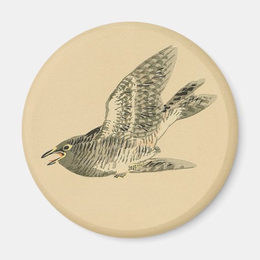 Cuckoo (japanische Kunst) (von Kono Bairei) Magnet (Vorne)