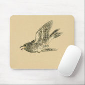 Cuckoo (japanische Kunst) (von Kono Bairei) Mousepad (Mit Mouse)