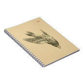 Cuckoo (japanische Kunst) (von Kono Bairei) Notizblock (Rechte Seite)