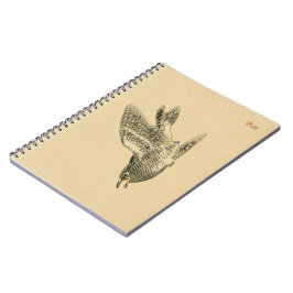 Cuckoo (japanische Kunst) (von Kono Bairei) Notizblock