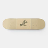 Cuckoo (japanische Kunst) (von Kono Bairei) Skateboard (Horizontal)