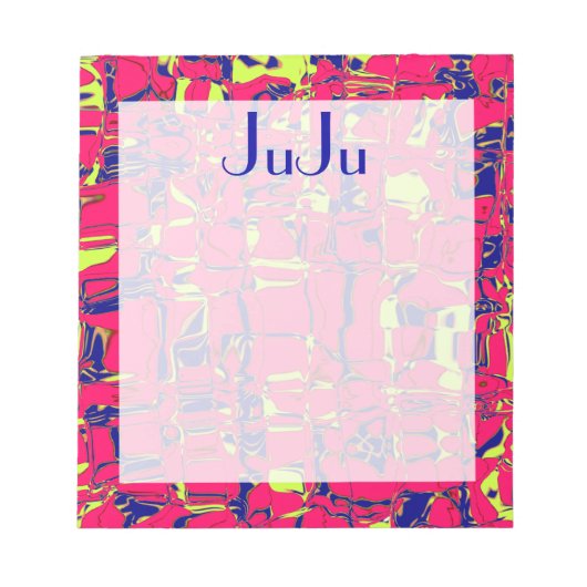 Cuckoo Marble Abstrakt Notizblock (Vorderseite)