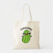 Cuckoocumber Funny Veggie Cucumber Pub Tragetasche (Vorne)