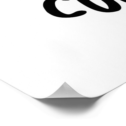 Cucum-berg Funny Cucumber Pun Poster (Ecke)