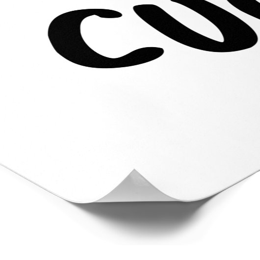 Cucum-blur Funny Veggie Cucumber Pun Poster (Ecke)