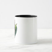 Cucumber Cat Hug - Funny Pet Lover Design Tasse (Zentrum)
