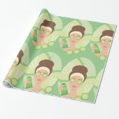 Cucumber Facial Geschenkpapier (Ungerollt)