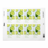 Cucumber Facial Mask Label (Vorne)