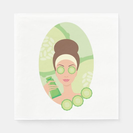 Cucumber Facial Serviette (Vorderseite)