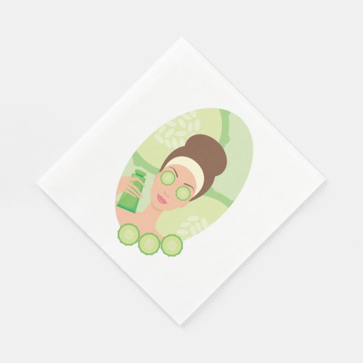 Cucumber Facial Serviette (Ecke)
