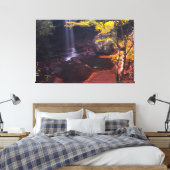 Cucumber Falls, Ohiopyle Staat Park, Pennsylvania Leinwanddruck (Insitu (Schlafzimmer))