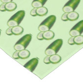 Cucumber Frische Grüne Sommer Gemüse Veggie Veg Tischdecke (Schrägansicht)
