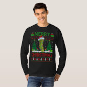 Cucumber Gemüse Weihnachtsbaum Ugly Cucumber Chris T-Shirt (Vorne ganz)