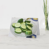 Cucumber greeting card karte (Vorderseite)