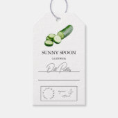Cucumber Hang Tag Geschenkanhänger (Vorderseite)