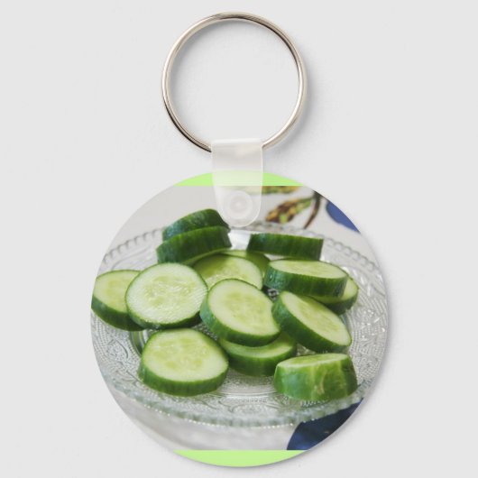 cucumber keychain schlüsselanhänger (Vorderseite)