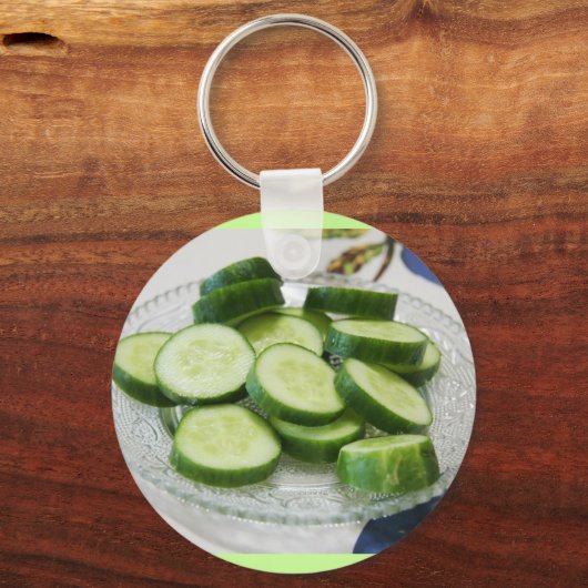 cucumber keychain schlüsselanhänger (Vorderseite)