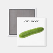Cucumber Kühlschrank Magnet (Vorderseite/Rückseite)