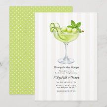 Cucumber Melon Martini Hamptons Junggesellinnenabs