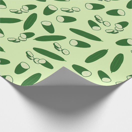 Cucumber Muster Geschenkpapier (Ecke)