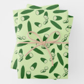 Cucumber Muster Geschenkpapier Set (Beispiel)