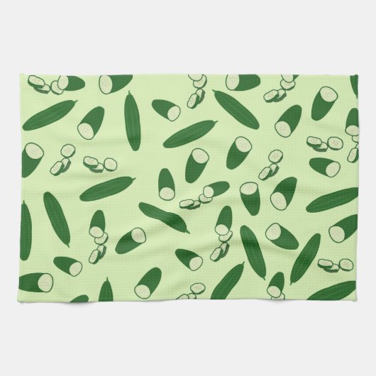 Cucumber Muster Geschirrtuch (Horizontal)