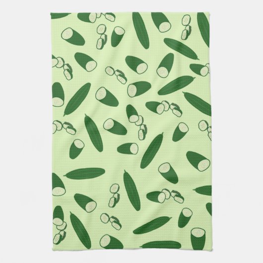 Cucumber Muster Geschirrtuch (Vertikal)