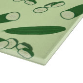 Cucumber Muster Schneidebrett (Ecke)