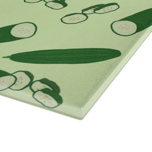 Cucumber Muster Schneidebrett (Ecke)
