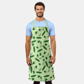 Cucumber Muster Schürze (Getragen)