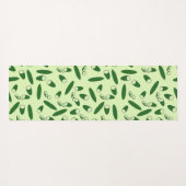 Cucumber Muster Yogamatte (Rückseite (Horizontal))