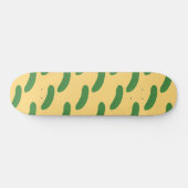 Cucumber Pickles Vegetable Lover Food Humor Skateboard (Horizontal)