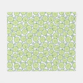 Cucumber Salat Fleecedecke (Vorderseite (Horizontal))