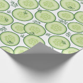 Cucumber Salat Geschenkpapier (Ecke)