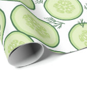 Cucumber Salat Geschenkpapier (Rolleneckpunkt)