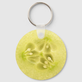 Cucumber slice schlüsselanhänger